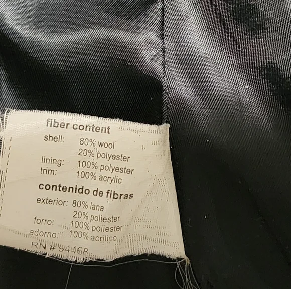 Donny Brook Elegant Black Toggle Trench Coat - Picture 6 of 14